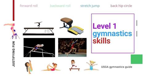 Level 1 Gymnastics Requirements And Skills List Jusifying Fun Gymnastics Toys Backyard Play