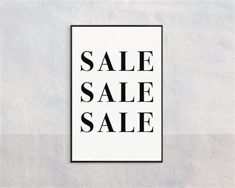 Sale Sign Download For Retail Shops Or Boutiques Small Business