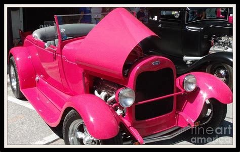 Ford Coupe Convertible Hot Pink Photograph By Gail Matthews
