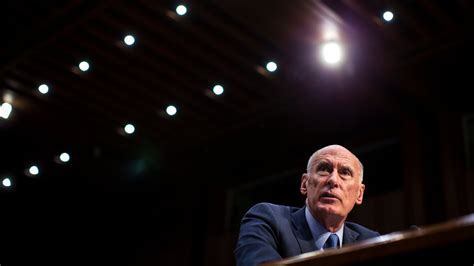 Dan Coats To Step Down As Intelligence Chief After Strife With Trump