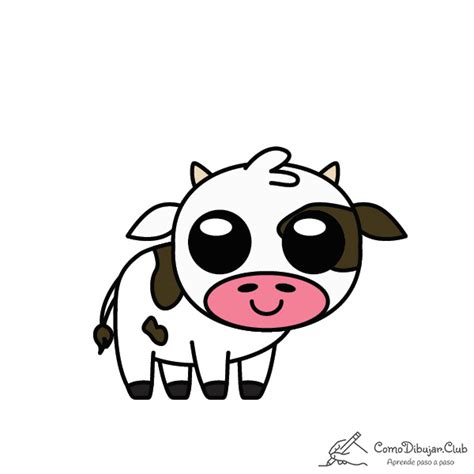 Cómo Dibujar Una Vaca Kawaii Comodibujarclub