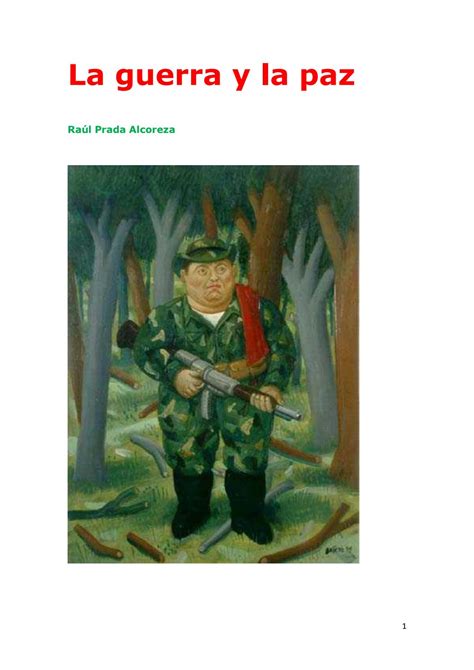 La Guerra Y La Paz Libro By Raúl Prada Alcoreza Issuu