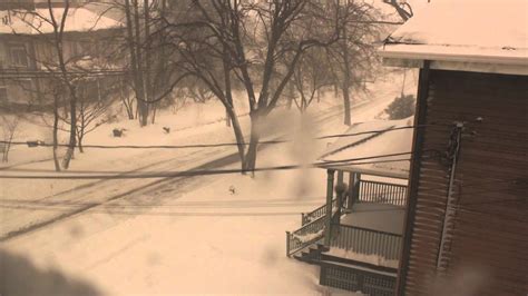 Winter Blizzard Of 2013 Time Lapse Youtube