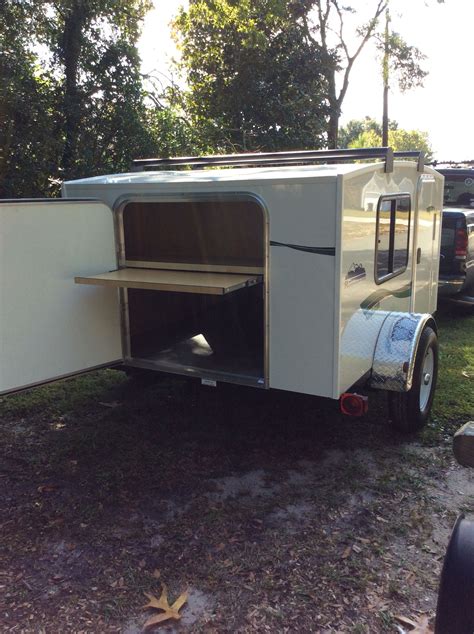 The Rear Galley In A Range Runner Runaway Camper Diy Camper Trailer