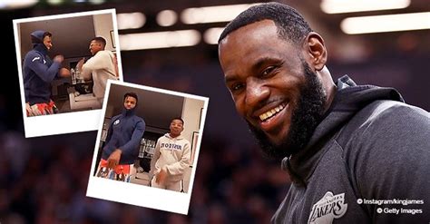 Lebron James Shares Adorable Video Of His Look Alike Sons Bronny And