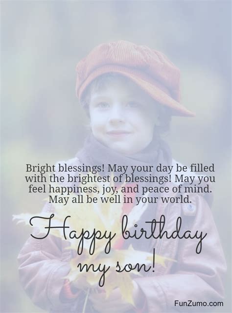 Birthday Wishes For Son Happy Birthday Quotes Messages Funzumo