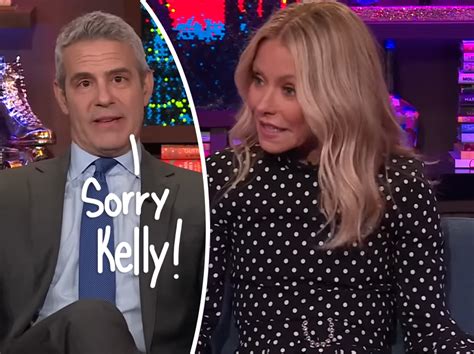 Kelly Ripa Says Andy Cohen Sent Her A Potential Hookups Dk Pic While