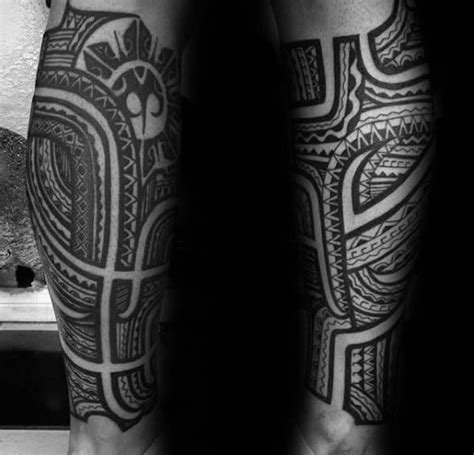 #polynesiantattoos this mixed tattoo has a lot of intricate tribal patterns with a touch of samoan and maori elements. Top 71 Filipino Tribal Tattoo Ideas - 2021 Inspiration Guide