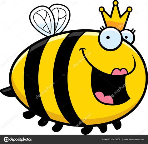 Queen Bee Cartoon Clip Art Cartoon Queen Bee — Stock