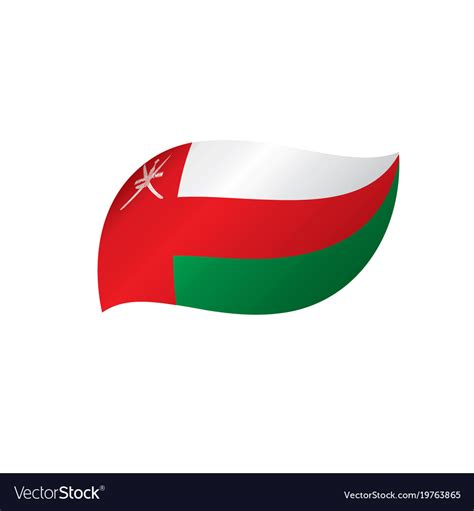Oman Flag Royalty Free Vector Image Vectorstock