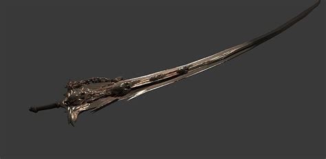 Grim Reaper Sword Ornate 4 3d Model Cgtrader