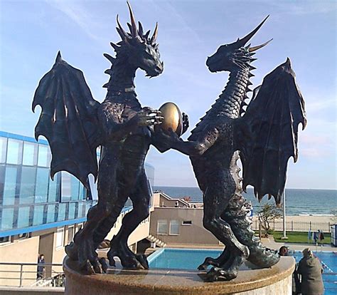 Varna Bulgaria Here Be Dragons Amazing Statues And Sculptures Of