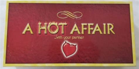 2004 Creative Conceptions A Hot Affair With Your Partner Board Game Of The Year For Sale Online
