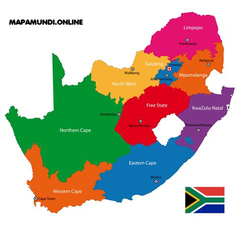 ⊛ Mapa De Sudáfrica Político And Físico Para Imprimir Hd · 2022