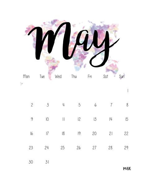 Calendarios De Mayo Calendar Wallpaper Iphone Wallpaper Lettering