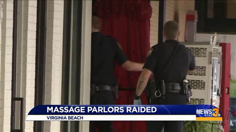 Police Raid Four Virginia Beach Massage Parlors As Part Of Human