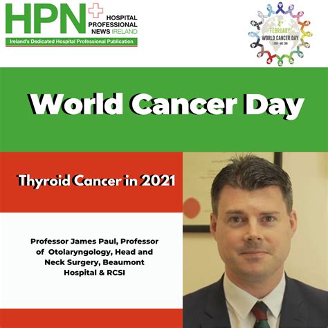 To see our posts higher in your news feed, visit the follow settings section (found by pressing. Thyroid Cancer in 2021 - Hospital Professional News