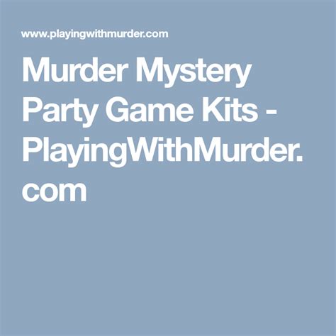 Dinner and a murder is another great murder mystery party company that has been around for a while. Pin on Mystery Dinner Party