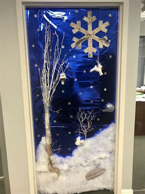 More Than Ideas On The Christmas Door Decoration Contest On