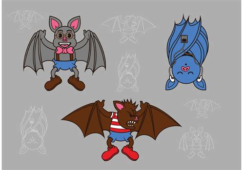 Flying Fox Vector Bats Download Free Vector Art Stock Graphics And Images