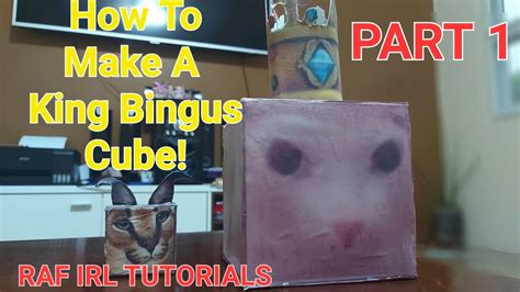 How To Make A King Bingus Cube Part Raise A Floppa Irl Tutorial Roblox Howto Bingus