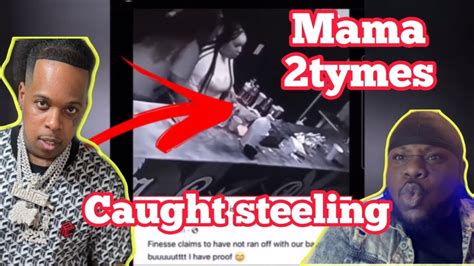 finesse 2tymes moms caught allegedly stealing on camera youtube