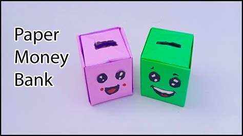 Origami Money Bank Cute Money Bank From Paper How To Make Money