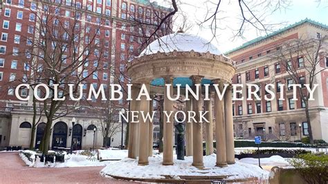 4k 🇺🇸nyc Columbia University Ivy League Campus Tour Feb20 2021