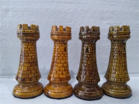 Chess Set 32 Pieces Hand Made Ceramic Etsy