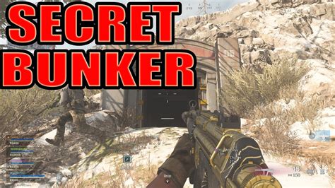 How To Get In The Secret Bunker In Warzone Youtube
