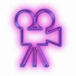 Neon Purple Icons Symbol Background Pink Icon