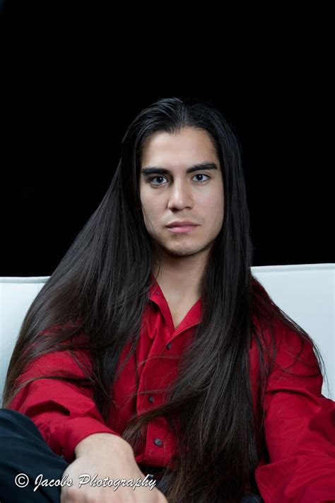 Leon Garcia Acoma Navajo Long Hair Styles Men Long Hair Models