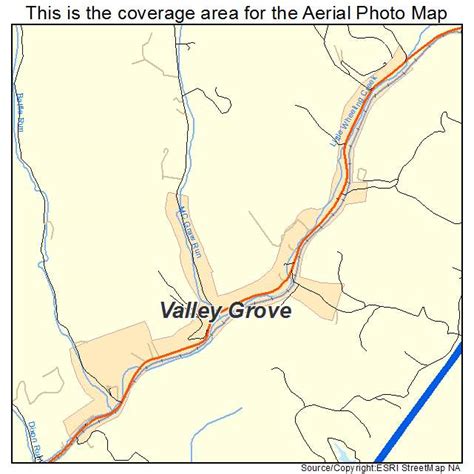 Aerial Photography Map Of Valley Grove Wv West Virginia