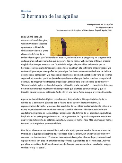 Juan alejandro gaviria is an actor, known for floricienta (2006), popland! El Hermano de Las Águilas (Reseña de Alejandro Gaviria a Los Nuevos Centros de La Esfera ...