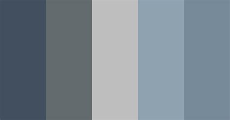 Gray Glacier Color Scheme Blue