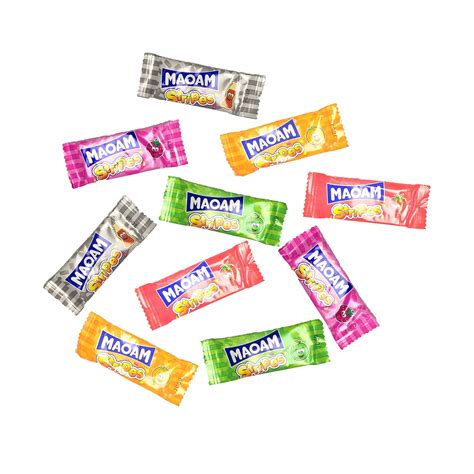 Fruit Flavour Chewy Sweets Individually Wrapped Made By Haribo Maoam