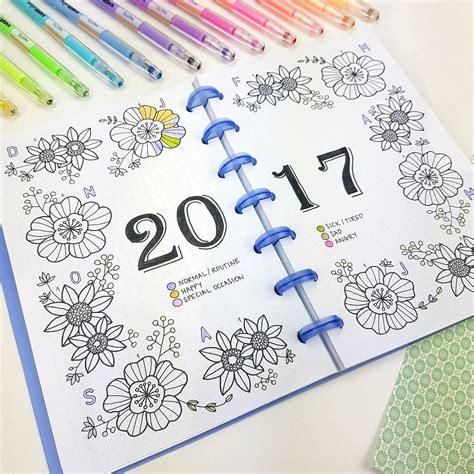 20 Bullet Journal Ideas Creative Tracker Charts Happiness Is Homemade