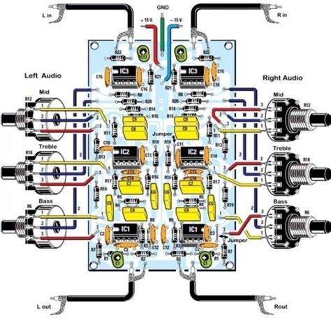 With few components will efficiently control a stereo input. Assembly instructions for the Stereo Tone Control | Audio ...