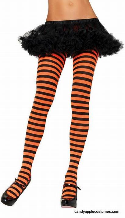 Tights Striped Plus Adult Colors Circus Purple