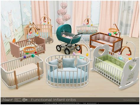The Sims Resource Functional Infant Cribs