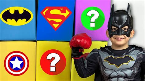 giant smash surprise superheroes toy boxes youtube