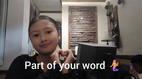 part of your word 🧜‍♀️ cover by claudia bella 💕 youtube