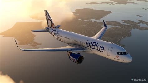 Jetblue 10 Years 8k A320neo For Microsoft Flight Simulator Msfs