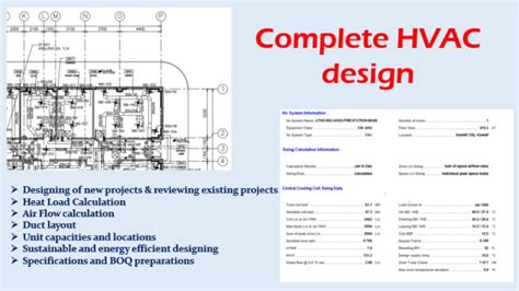 Design Hvac System Heat Load Calculations And Equipment Selection By