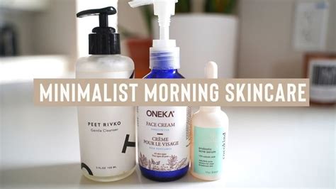 Minimalist Morning Skincare Routine For Sensitive And Acne Prone Skin