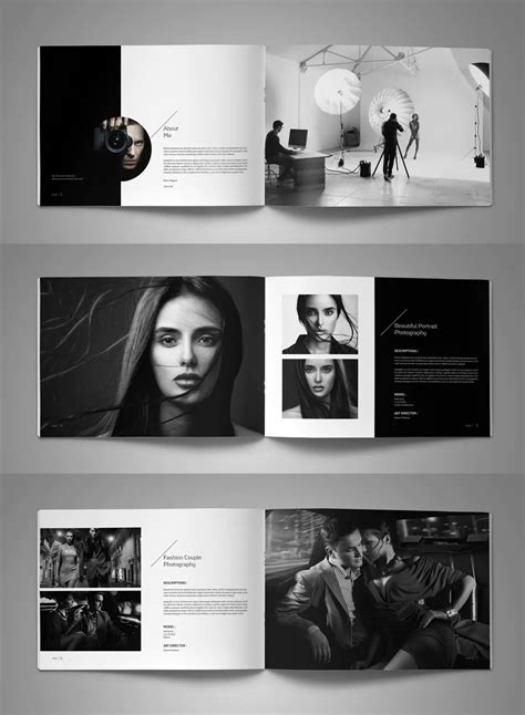 Photography Portfolio Brochure Template Download Photography