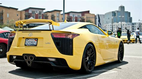 Yellow Car Lexus Lfa Wallpapers And Images Wallpapers Pictures Photos