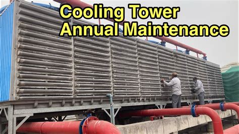 Cooling Tower Annual Maintenance Youtube