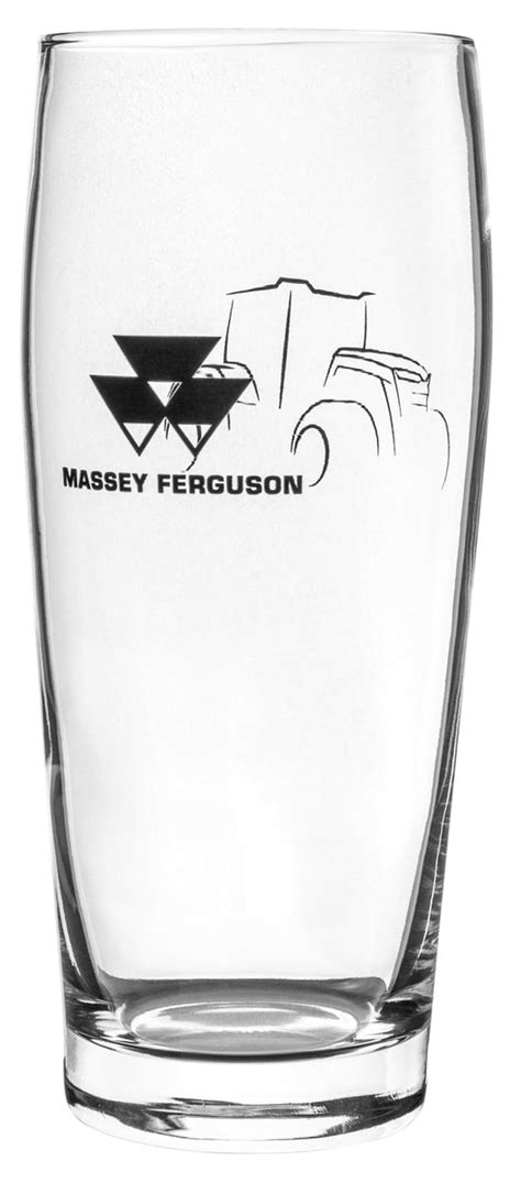 Set Of 2 Massey Ferguson Beer Glasses Beer T Glass Massey