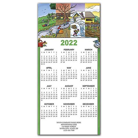 All Year Round Landscaping Calendar Cards